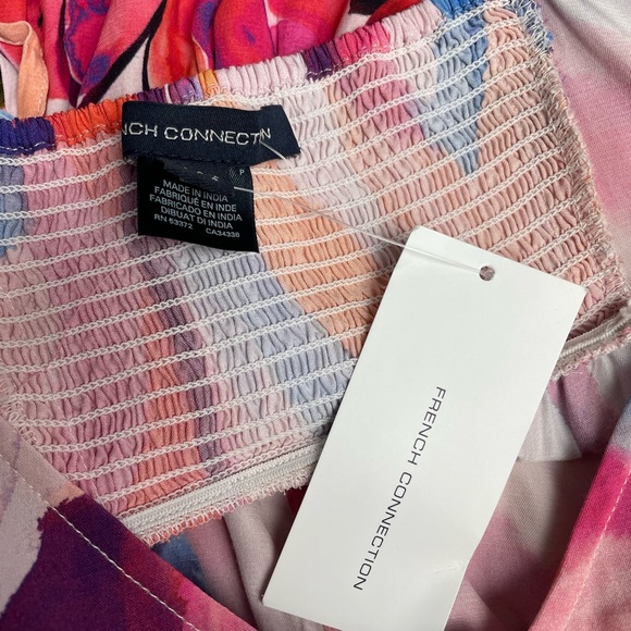 NWT French Connection Isadora Delphine Patch Peplum Top - Picture 6 of 9